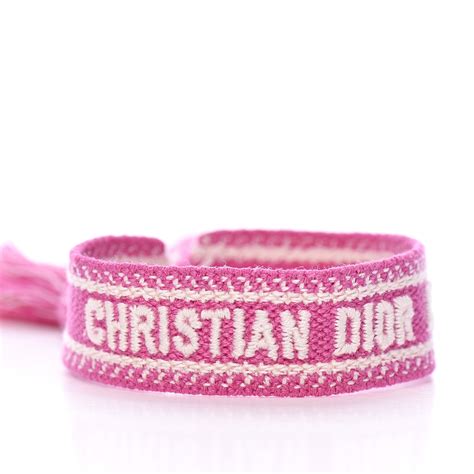 Dior pink bracelet